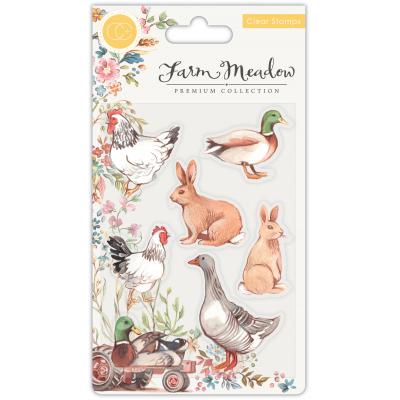Craft Consortium Farm Meadow Clear Stamps - Animals